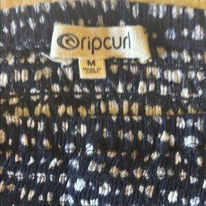 Rip Curl Navy and White Textured Skirt